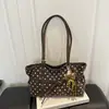 Bolso Tote de Lunares Nuevo 2026, Bolso de Hombro Cruzado de Gran Capacidad, Bolso de Mano Retro Coreano para Viajes Diarios y Escuela, Transfronterizo