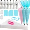 Herramientas para Decorar Pasteles Transfronterizas Juego de 33 Piezas en Caja Boquillas Pequeñas y Medianas, Juego de Raspadores de Crema