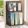 Prateleira de Armazenamento para Classificação de Assuntos, Estante para Janela de Canto, Mesa para Dormitório Estudantil, Cesta Vertical de Armazenamento de Livros em Camadas, Organizador de Mesa