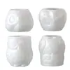 Chunqi Novo Produto Transfronteiriço Pote de Armazenamento Coruja Molde de Silicone DIY Copo de Vela de Gesso para Aromaterapia Molde de Resina