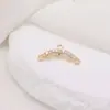 Chapado en Oro de 14K Color Duradero Cola de Pez Concha Blanca DIY Hecho a Mano Cierre para Collar Pulsera Material Accesorios Zhongxing