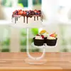 Soporte de Exhibición Acrílico Personalizado en Forma de J, Modelo Desmontable, Accesorios de Exhibición para Vasos de Postre y Cupcakes de Fiesta de Cumpleaños
