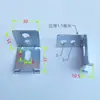 Panel de techo de panal grande accesorios borde de viga de aluminio conector de código de esquina hebilla piezas de placa de presión tornillo de colgado rápido de aluminio todo