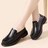 Transfronterizo 2023 Zapatos Nuevos Mujer Estilo Coreano Piel Genuina Antideslizantes Mocasines Versátiles Piernas Zapatos Casuales Zapatos de Piel de Vaca