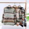 Suéter de Natal Masculino 2026 Outono Inverno Masculino Casual Gola Redonda Suéter Pulôver Moda Jovem Tricô Camada Base