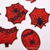 Fábrica de Origen Pegatinas de Tela de Telaraña Pegatinas de Tela Bordadas de Dibujos Animados Ropa para Niños Juguetes Zapatos Accesorios Pegatinas de Parche Listas para la Venta