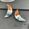 Venta caliente transfronteriza Cristal piedra semipreciosa adornos coloridos lujo ligero moda costura colorida Collar de pareja de cristal DIY
