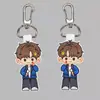26 Llaveros Colgantes Bordados Personalizados Anime Encantos Personalizados para Bolsas Dibujos Animados Versión Q Peluche Parches Bordados Hechos a Medida
