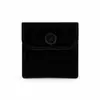 Bolsa de Empaque para Joyería con Cierre de Broche de Terciopelo Mini Bolsa de Almacenamiento para Accesorios con Tapa Plegable Bolsa Portátil para Joyería Anillo Pendiente Collar