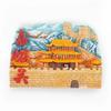 Creativo Dunhuang Cultural y Creativo Lugares Escénicos Ciudad de Viajes Souvenirs Turísticos Resina Gansu Imanes para Refrigerador Fabricante Venta al por Mayor