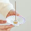 Suporte de Incenso Cerâmico Roxo Sonho Gradiente de Fábrica Queimador de Incenso Bandeja de Incenso Suporte de Inserção de Incenso Dispositivo de Fixação de Incenso