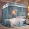 Mosquiteiro para Uso Doméstico, Cama de Casal 1,8m, Estilo Princesa, Estilo Palácio, De Chão, Quarto Tradicional, Três Portas, Estrutura Reforçada 1,5m