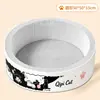 Tabla rascadora para gatos y cama para gatos en uno, resistente a los arañazos, resistente al desgaste, no suelta pelo, 15 cm de alto, papel corrugado, juguete para gatos, accesorios para gatos