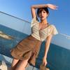 2023 Novo Maiô de Uma Peça de Luxo High-End Estilo Deusa Que Cobre a Barriga, Emagrece, Como uma Fada, Moda Praia Feminina Estilo Japonês para Férias
