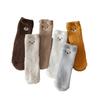 Explosiones transfronterizas calcetines de terciopelo coral para mujer alfombra calcetines de felpa invierno lindos gruesos para piso para dormir calcetines de felpa Europa y los Estados Unidos