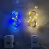 LED flash transfronteiriço fio de cobre pequenas luzes de caixa de presente luzes com luzes de estrela decorativas luzes de corda atacado