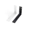 Soporte triangular de pared soporte para gabinete suspendido soporte de fijación de carga soporte para estante trípode estante de almacenamiento ángulo recto ángulo de hierro