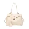 Bolso de hombro retro europeo y americano transfronterizo, nuevo y popular bolso tote de gran capacidad para el día a día, bolso de mano y bolso cruzado simple y versátil