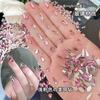 Mini Rosa Fundo Plano Forma Especial Joia para Nail Art Diamante Popular na Internet Tamanho Pequeno Gotas d'Água Olho de Cavalo Broca Decoração de Unha Diamante