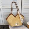 Bolso Tejido para Mujer, Gran Capacidad, Nuevo Modelo 2026, Bolso de Hombro de Verano para Playa, Bolso Tote para Vacaciones en la Playa y Uso Diario