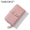 Carteira Feminina de Meio Comprimento para Inverno Mais Vendida no Sudeste Asiático Multifuncional Portátil com Zíper Bolsa de Armazenamento de Moedas para Levar na Mão Venda por Atacado
