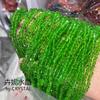 Contas pontiagudas de 4MM contas de vidro de cristal contas de furo reto cristal DIY pulseira colar brincos acessórios de cabelo acessórios