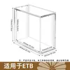 Fábrica de Wenzhou oferece caixas acrílicas para cartas TCG com 99% de proteção UV, caixas display magnéticas ETB, personalizáveis com logo, disponíveis para fornecimento em atacado