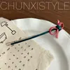 Pin de clip horizontal para la parte trasera de la cabeza con lazo de alta gama, pinza para el pelo estilo coreano ins, pinza para media melena, accesorios para el cabello de alta gama para mujer