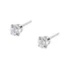 Nova Versão de Brincos de Coroa em Prata Esterlina S925 com Zircônia de Quatro Garras para Mulheres, Modernos, Chamativos, Luxo Acessível, Brincos de Alta Qualidade, Versáteis para Roupas de Trabalho