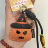 Colgante Cruz PU Calabaza de Halloween Duende Llavero Regalo de Navidad Muñeco de Nieve Árbol de Navidad Lindo Regalo