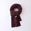 Cachecol de Lã Ins Feminino Outono e Inverno Versátil Novo Estilo Coreano Quente Tricotado Externo Curto Estudante Cachecol Vermelho