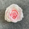 Cabeza de Flor Rosa Anna 10cm Tela de Seda Flor Artificial Decoración de Boda Pasador Flor Manualidades Corona Flor Falsa Rosa
