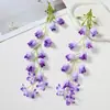 Campanilla de viento de simulación de alta calidad, Cadena de flores, Pinza para el pelo, DIY, Ramo de boda, Flores de simulación, Paisajismo, Decoración de alta calidad