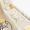 Alfombrilla para Ventana Saliente de Dormitorio Principal de Celebridad de Internet de Dibujos Animados Decoración de Habitación de Princesa Alfombrilla de Balcón Universal para Cuatro Estaciones Alfombrilla de Cachemira Absorbente para Ventana Saliente