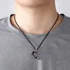 Colar de Prata de Lei S925 com Doze Signos do Zodíaco, Personalizado Simples com Pedra Olho de Gato, Corrente de Clavícula Tendência, Pingente de Prata Pura para Homens e Mulheres