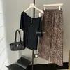 Pantalones de Caminar Casuales Largos de Pierna Ancha Sueltos Rectos de Lino Tencel con Estampado de Leopardo para Mujer, Verano