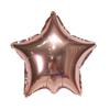 Globo de película de aluminio estrella de cinco puntas de 18 pulgadas decoración de cumpleaños diseño de salón de bodas sellado automático tablero Star Light globo de helio vacío flotante