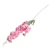 Delphinium Artificial de 2 Ramas con Acabado Afelpado, Delphinium Grande, Jacinto, Decoración para el Hogar, Accesorios para Fotografía de Bodas, Flores Artificiales al por Mayor