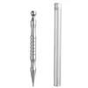 Varilla de Acero Inoxidable para Puntos de Acupuntura..Herramienta de Belleza y Bienestar. Puntos de Acupuntura de los Meridianos para Ojos, Rostro y Pies. Palo de Masaje para Estirar y Desbloquear Músculos
