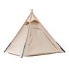 Tienda Pirámide India de Poliéster Algodón Engrosada Protección Solar Camping Camping al Aire Libre Portátil Equipo para Exteriores