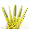 Tijeras de Peluquería Pintadas de Rosa, Tijeras para Cortar el Cabello, Tijeras Planas, Tijeras para Flequillo, Tijeras Entresacadoras, Tijeras de Astas, Tijeras de Espina de Pescado, Tijeras Entresacadoras Sin Costura