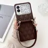 Ins de Alta Gama Lujo Adecuado para Huawei novaflip Anillo de Dibujos Animados Cuero Creativo Huawei Pantalla Plegable Teléfono Móvil