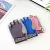 Guantes Infantiles de Medio Dedo para Ciclismo, Deportes en Bicicleta, Montañismo para Adultos, Patinaje sobre Ruedas, Bicicleta de Equilibrio Antideslizante de Cinco Dedos, Ciclismo para Mujeres, Versión Coreana