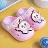 Chinelo Infantil Novo Estilo Baotou Anti-Colisão Tamancos Verão Interior Antiderrapante Desenho Animado Crianças Pequenas e Médias Bebê Usar Praia