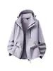 Chaqueta Softshell de una Sola Capa para Exteriores de Primavera y Otoño para Mujer, Chaqueta de Montañismo Cortavientos e Impermeable, Chaqueta Softshell de una Sola Capa para Hombre, Mismo Estilo que Luo Mo