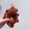 Celebridad de internet lindo capibara capibara colgante peluche juguete muñeca bolsa colgante llavero Muñeca Muñeca