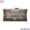 Bolso de cena con perforación en caliente y diseño de planta transfronterizo, bolso de noche, bolso de mano, bolso de fiesta, estilo europeo y americano.