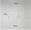 Estrutura para Abajur DIY Tecelagem com Corda Artesanal Abajur Suporte de Lâmpada Luminária de Mesa Redonda Quadrada Ferragens Acessórios de Estrutura de Ferro