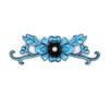 W60827 Hanfu Accesorios de Cobre Base de Flor Pétalo Estilo Antiguo Adorno para el Cabello Material para Accesorios del Cabello 22*64mm