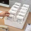 Caixa de Armazenamento de Formulário de Entrega Expressa Classificação de Documentos Formulário de Entrega de Loteria Caixa de Moedas Financeira de Escritório Caixa de Armazenamento com Compartimentos